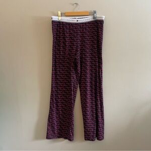 Tommy Hilfiger Red Navy Patterned Pyjama Pants – Size Large EUC